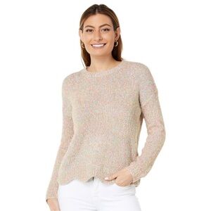 Lilly Pulitzer Gliana Sweater – Rainbow Metallic Knit – XL – NWT